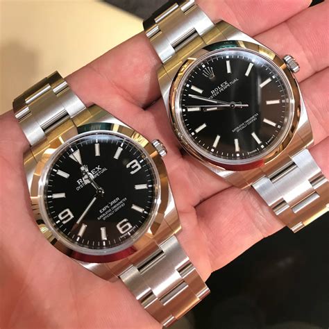 rolex oyster perpetual 41 vs explorer 40|rolex oyster perpetual 41 available.